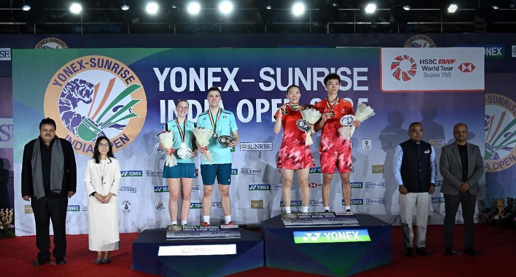 包含印度羽毛球队险胜法国羽毛球队，陶菲克绝境逆转的词条