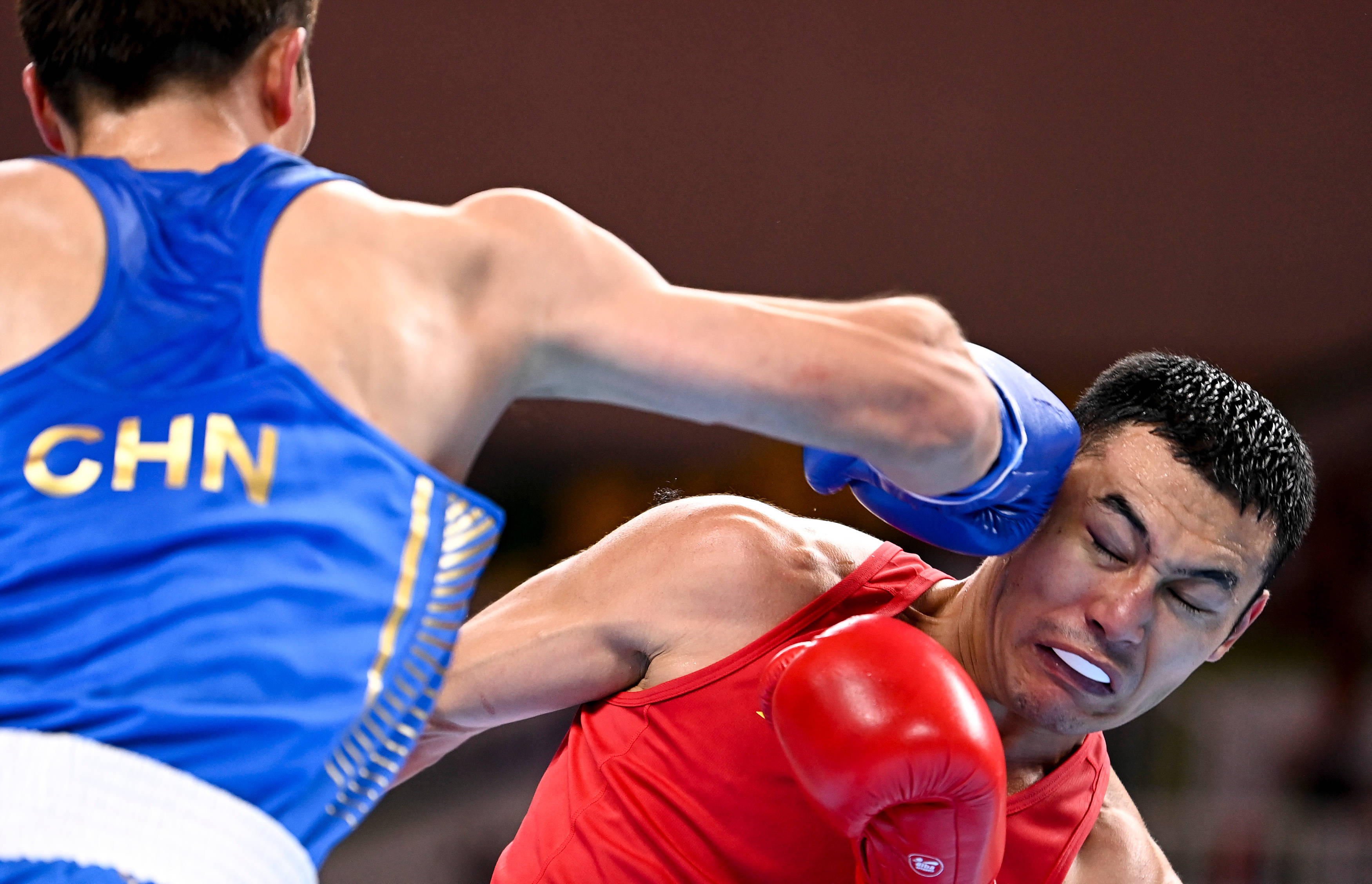 哈萨克斯坦男子拳击亮相赛场